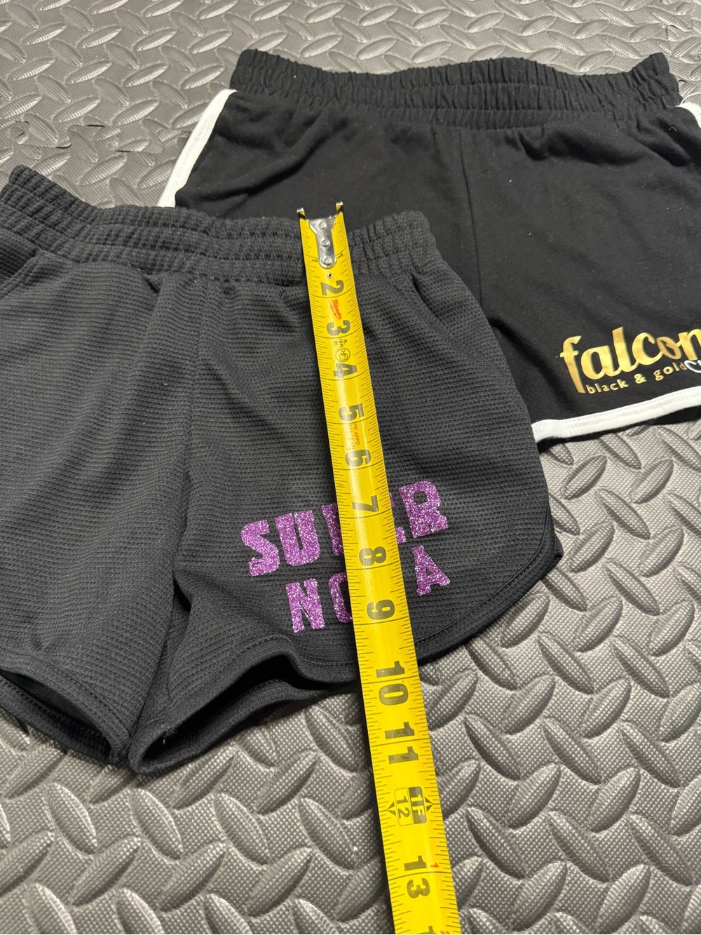 Girls Cheer Athletic Shorts Bundle Size 6 6X Falcons Super Nova Black 2pc - Picture 10 of 12